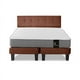 thumbnail image 3 of Cama Europea Zen Best 2 Plazas Colchon Resortes Base Dividida + Respaldo Tela Café, 3 of 6