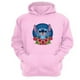 thumbnail image 1 of Polerón Canguro Extraterrestre Azul Rosa Talla Xs Unisex, 1 of 2