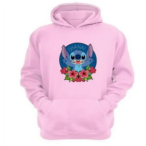 Genérico - Polerón Canguro Extraterrestre Azul Rosa Talla L Unisex