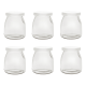thumbnail image 1 of Pack 6 frascos vidrio ovalado tapa plástica 200 ml, 1 of 3