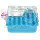 thumbnail image 2 of Caja De Transporte De Jaula Del Hámster Con La Botella De Agua De La Rueda Corriente Plato Azul, 2 of 5