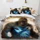 thumbnail image 1 of Godzilla Duvet Cover Bedding Set Duvet Cover Bed Cover 3-Piece Bedding Set (1 Duvet Cover + 2 Pillow Shams), 1 of 5