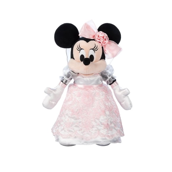 Peluche de Minnie Mouse de Disney Store, novia de boda – regalo