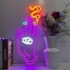 thumbnail image 1 of Letrero de neón NUOSHANZS Good Vibes Only con alimentación por batería/USB, 1 of 6