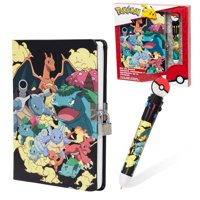 Set De Artículos De Papelería Pokémon Kids Diary Con Cuaderno Con Candado