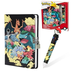 Set De Artículos De Papelería Pokémon Kids Diary Con Cuaderno Con Candado