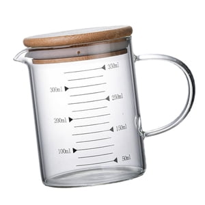 Bothyi - Jarras Medidoras Transparentes, Vaso Medido Para Estufa, Cocina Fría/Caliente, 350Ml