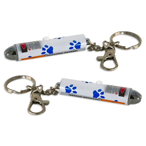 Láser Juguete para Mascotas Hitt Brands Pack de 2 Llavero Acero