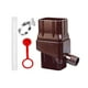 thumbnail image 2 of Sistema De Recogida De Aguas Pluviales Para Bajantes Con Manguera Conector Desviador De Lluvia Marrón, 2 of 2
