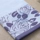 thumbnail image 3 of REGALWOVEN 2 Paquete de Toallas de Mano de Algodón Puro con Jacquard de Rosas, Juego de Toallas Suaves, Absorbentes y de Secado Rápido para Baño, Cocina, Spa, Gimnasio Azul 29" x 13", 3 of 7
