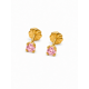 thumbnail image 1 of Aros Chispas Circón 5mm No1 Oro 18k 1gr Regalo Mujer, 1 of 3