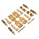 thumbnail image 1 of 1/16 RC Coche Mejorado Piezas De Metal Brazos Oscilantes Delanteros Inferiores Para Q141 16103 Q117C Oro, 1 of 5