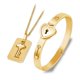 thumbnail image 1 of Set de joyas SONGCHANGJEWELRY con cierre de pulsera y llavero, 1 of 8