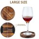 thumbnail image 2 of Set de Posavasos de Madera Yangbaga con Soporte, 2 of 3