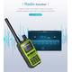thumbnail image 5 of Baofeng UV 5R Mini Ham Radio Multi-Bandas Walkie Talkies Programación inalámbrica 999CH Banda de aire Radio de dos vías NOAA Policía que recibe naranja(2pcs), 5 of 6