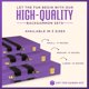 thumbnail image 3 of Set de backgammon Get The Games Out, juego de mesa clásico, color morado, 3 of 8