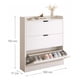 thumbnail image 3 of Zapatero Organizador Estante Hall Armario 110 Altox100x17cm Blanco, 3 of 7
