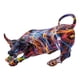 thumbnail image 1 of Escultura De Animales De Toro De Resina De Pintura Creativa Para Decoración De Escritorio De Dormitorio Estilo A, 1 of 3