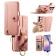 thumbnail image 1 of Funda FOXDOCK para Samsung Galaxy S26 Ultra Protección RFID, Soporte Ajustable, Función Cartera, Diseño Antigolpes-rosa, 1 of 6