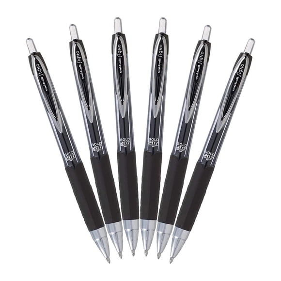 Bolígrafo Uni-Ball Signo 207 retráctil de tinta de gel, 1 mm