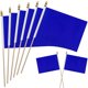 thumbnail image 1 of Banderas WEITBF 12 piezas 20x30 cm Azul Sublimación DIY, 1 of 6