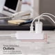 thumbnail image 3 of Protector contra sobretensiones Power Strip GE, 3 salidas, 8 pies, 250 J, blanco, 3 of 7