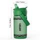 thumbnail image 2 of Botella de agua CamelBak Crayola Flip Straw Kids de 420 ml, color verde, 2 of 8