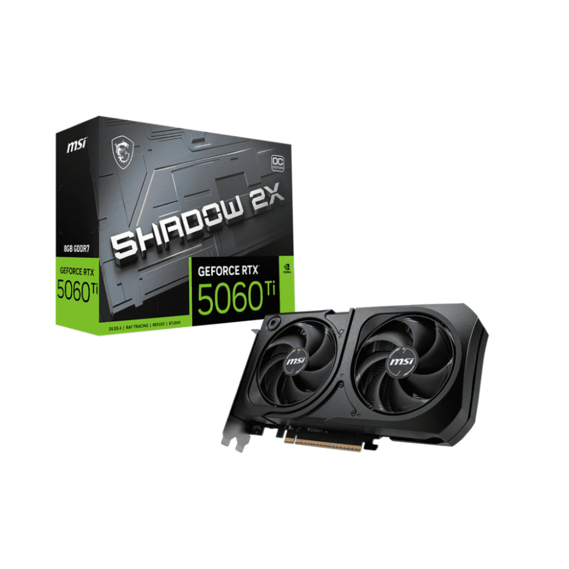 Eyl Store - Tarjeta De Video Msi Shadow 2x Oc Plus Geforce Rtx 5060 Ti 8gb Gddr7