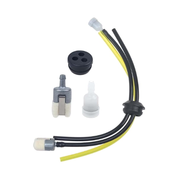 Tubo de filtro de 4 piezas con equilibrador de 22 cm, ligero, con ojal de sellado para tanque, para herramientas eléctricas de jardín, desbrozadora.
