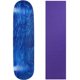 thumbnail image 1 of Tabla de skateboard Moose 7.63" azul con grip morado, 1 of 1