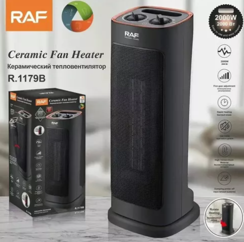 Todostore - Calefactor Ceramic Fan Heater Raf 2000W
