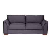 Latam Home - Sofa Cama Milan 2Pl Con Resortes Pocket Lino Gris Oscuro