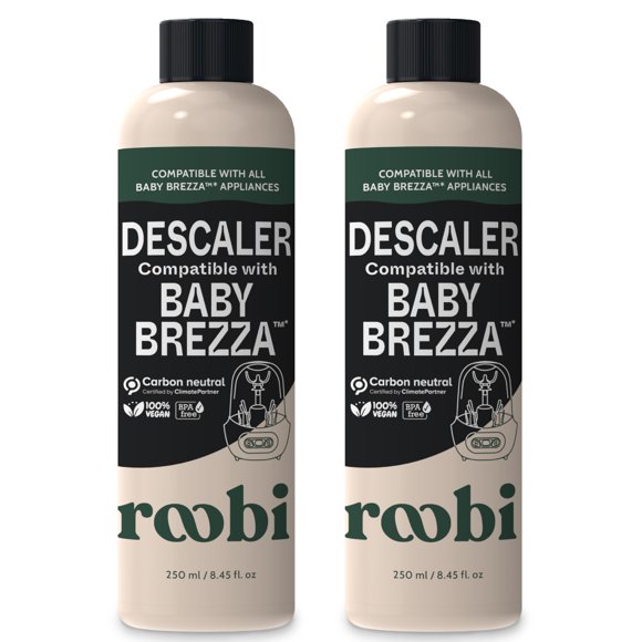 Solución Descalcificante Roobi 250 ml (Pack de 2) para Baby Brezza