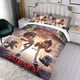 thumbnail image 3 of ¡Maldiciones! Conjunto de sábanas temático, trío de piezas, cómodo y amigable con la piel, diseño único, regalo de decoración para el hogar para familiares, amigos y fans, 90 cm * 190 cm, 3 of 6