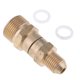 thumbnail image 5 of la lavadora a presión gira la herramienta de conector de acoplamiento de manguera de latón de 22 mm a 14 mm m, 5 of 7