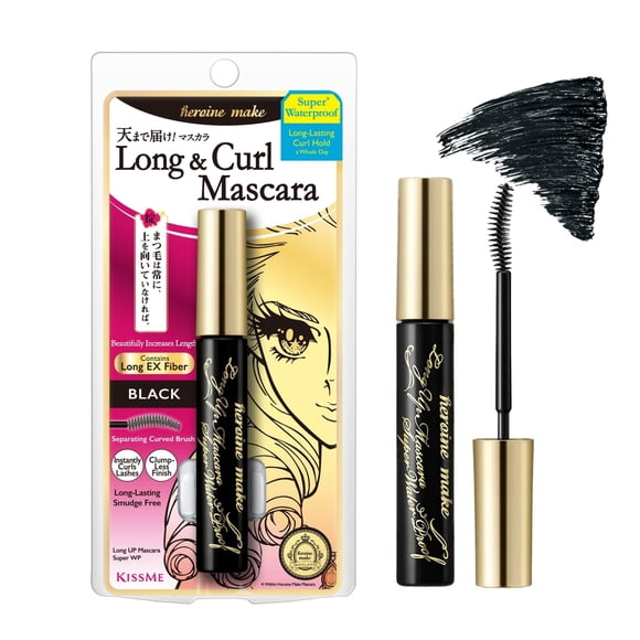 Máscara Heroine Make, impermeable, negra, volumen y longitud
