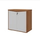 thumbnail image 1 of Estante Oficina 2 Puertas con Llave Blanco Café, 1 of 3