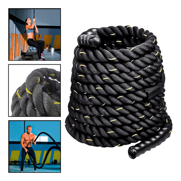 Cuerda Crossfit Battle Rope Correa 15 Metros X 38 Milimetros