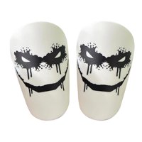 Ioensy - 2X Mini Espinilleras De Fútbol Protector De Pantorrilla Para Niños Niñas Niños Al Aire Libre 10Cm X 6Cm