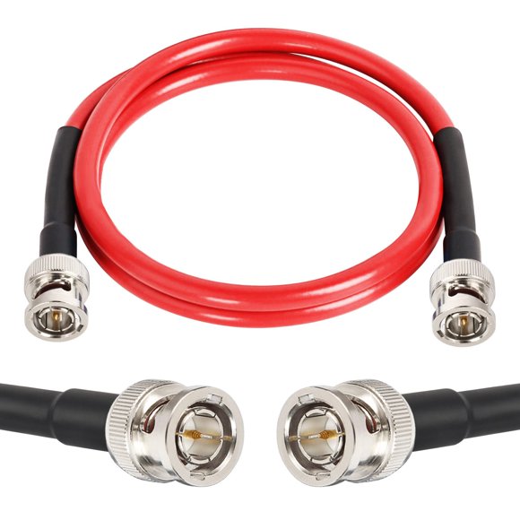 [ Cable SDI XRDS-RF 91 cm RG59 BNC macho rojo ]