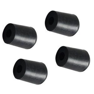 Magideal - 4 Piezas De Puntas De Goma Para Contrabajo, Protector De Tapa De Extremo Para Instrumentos De Cuerda, Fácil De Instalar, Antideslizante, Diámetro Inte