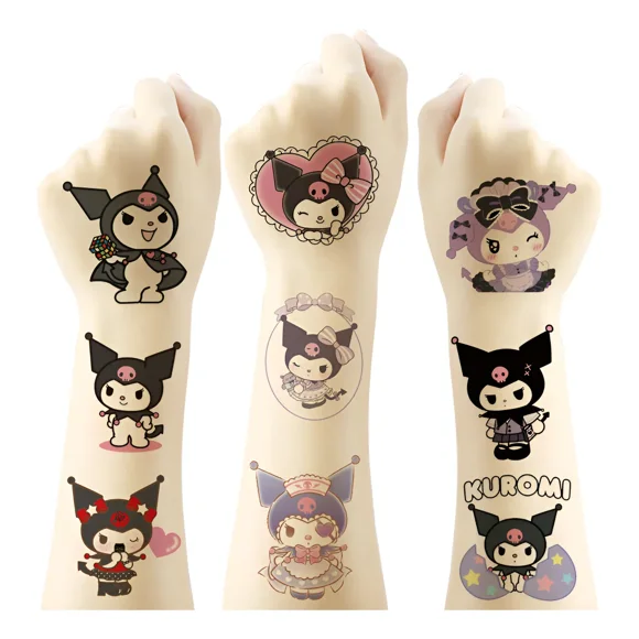Pegatinas Tattoo Temporales Kuromi