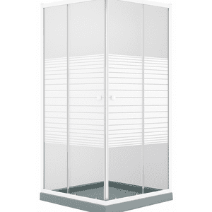 Genérico - Shower Door 80X80X195 Cuadrado Discreto