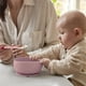 thumbnail image 3 of Bowl de silicona con ventosa, color rosado, Everyday Baby, 3 of 3