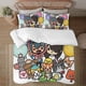 thumbnail image 1 of Toca Life Soft 3D Printed Duvet Cover Bedding Set with Comforter Cover 3 Piece Set, 1 of 5