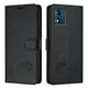 thumbnail image 1 of Funda tipo cartera FOXDOCK para Motorola Moto E13 2023 4G con soporte, ranuras, RFID, diseño de gato, 1 of 5