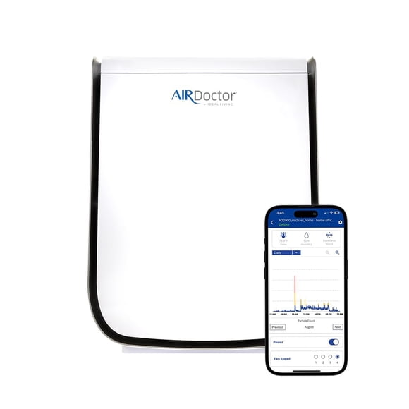 Purificador de aire AIRDOCTOR 2000i Smart para habitaciones y dormitorios pequeños