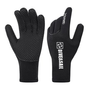 Ioensy - Guantes De Buceo De Neopreno De 5 Mm Para Deportes Acuáticos De Pesca Submarina De Invierno S