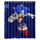 thumbnail image 1 of Cortina de ducha Sonic the Hedgehog, juego de cortina de baño con ganchos, tamaño 60 x 72 pulgadas, 1 of 3