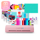 thumbnail image 1 of Kit Silhouette Cameo 5 Alfa Rosa + Set De Papeles, 1 of 12